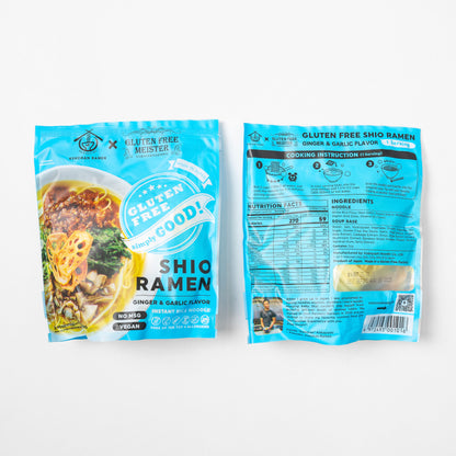 Instant Gluten Free Ginger Garlic Shio Ramen (4pk) [GF & VG]