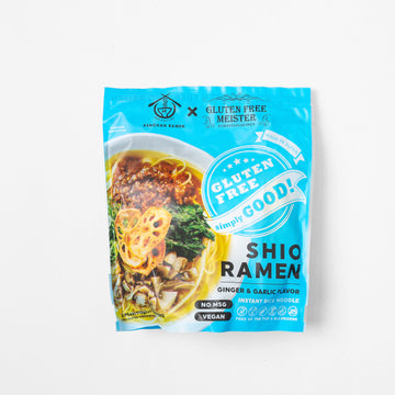 Instant Gluten Free Ginger Garlic Shio Ramen [GF & VG]
