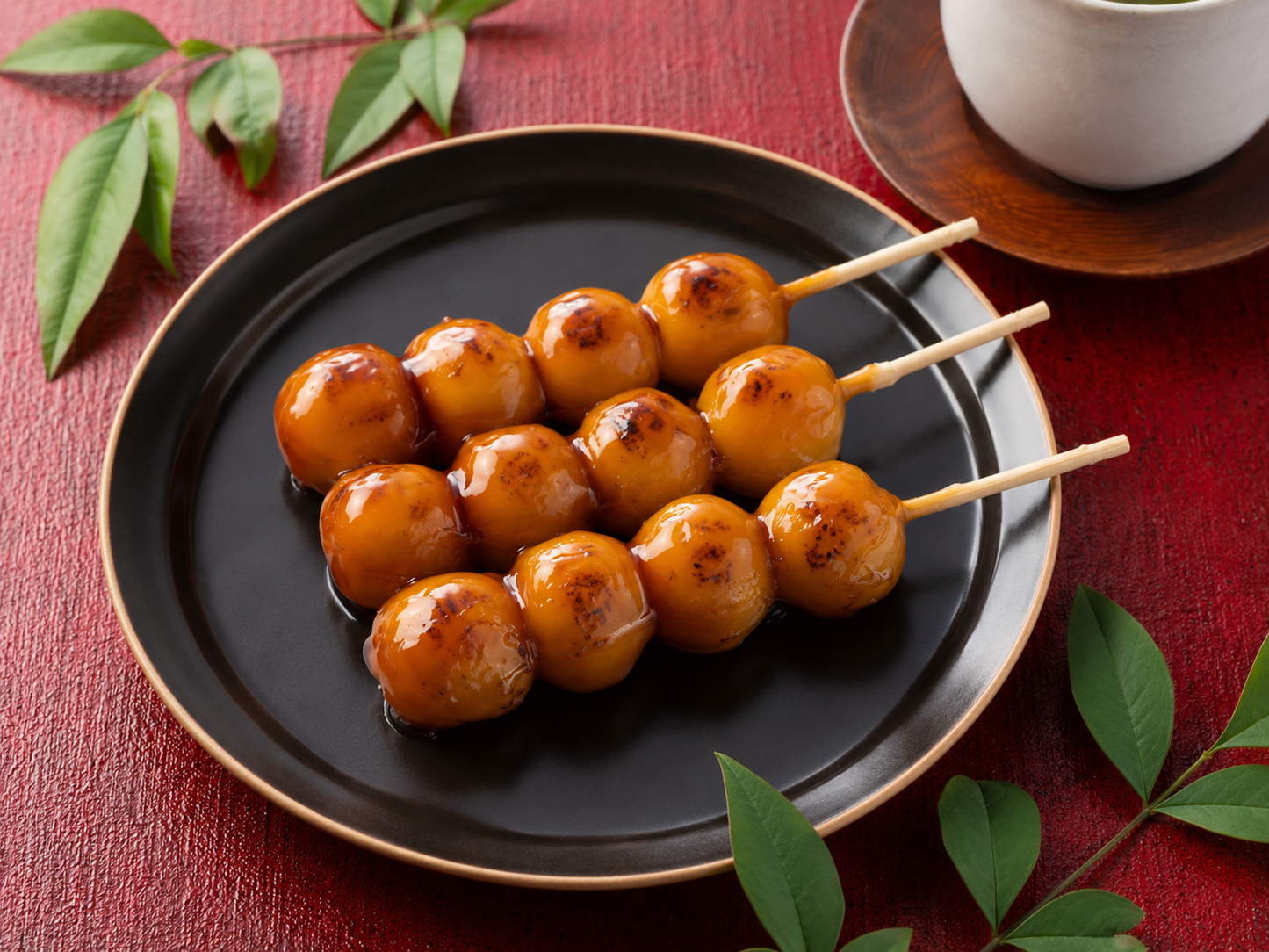 Mitarashi Dango (Sweet Soy Mochi)