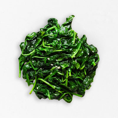 2x blanched spinach